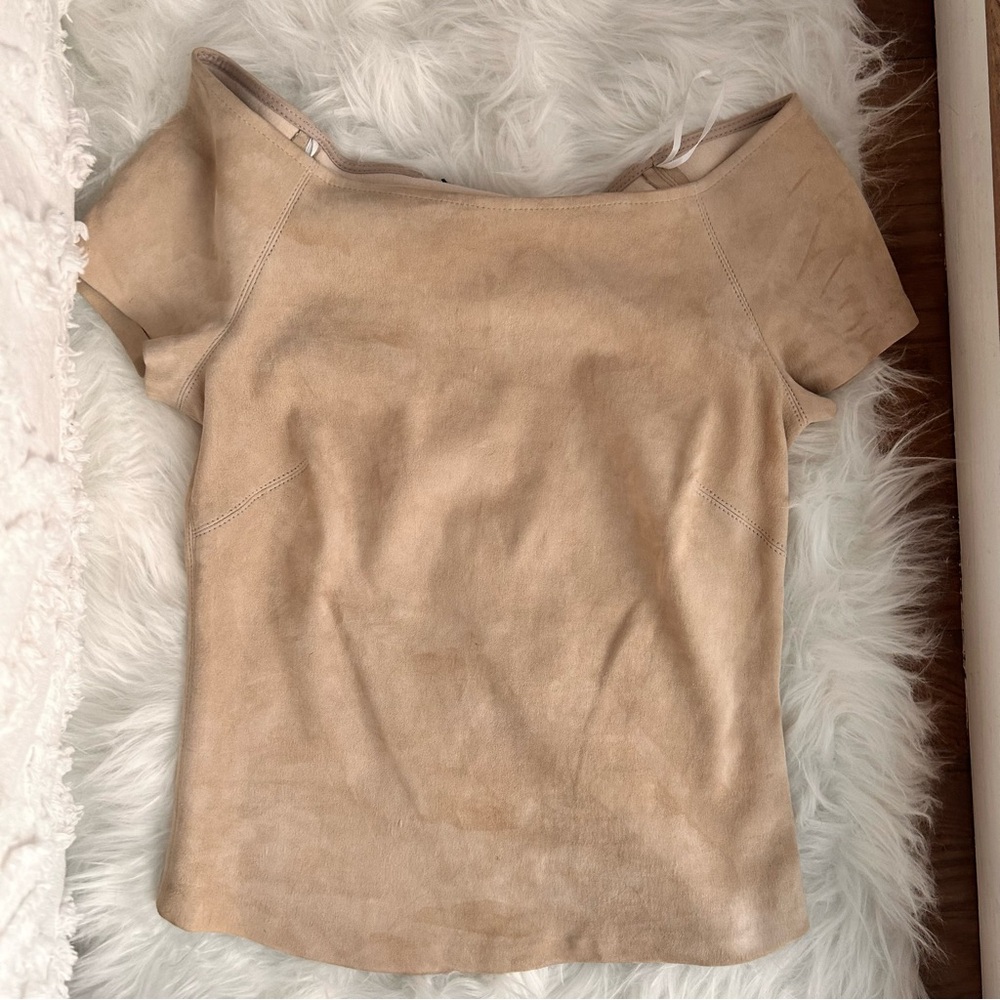 Theory Suede (NEW) Women's Top